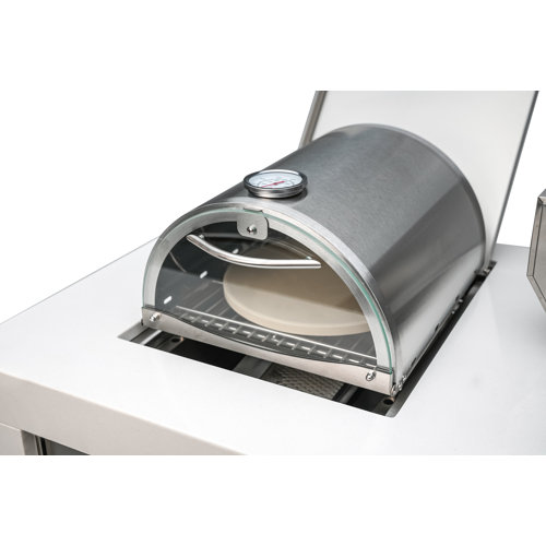 Mont Alpi Stainless Steel Countertop Natural Gas Pizza Oven in Silver & Reviews Wayfair